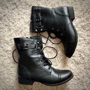 NEW Black Combat Boots
